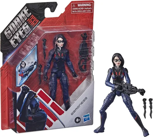 Miniatura 5 de G. I. Joe Snake Eyes: G.I. Joe Origins Baroness Figura de acción, juguete coleccionable con divertidas características de acción y accesorios