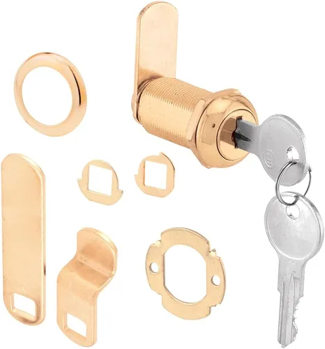 Defender Security U 9953 - Cerradura para cajones y gabinetes, asegura archivos y cajones importantes, 1-3/8 pulgadas, carcasa fundida a presión con