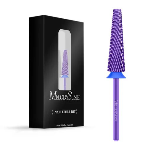 Miniatura 13 de MelodySusie Brocas de uñas súper largas 5 en 1, brocas de carburo de tungsteno de 3/32 pulgadas, adecuadas para manicura, pedicura, cutícula