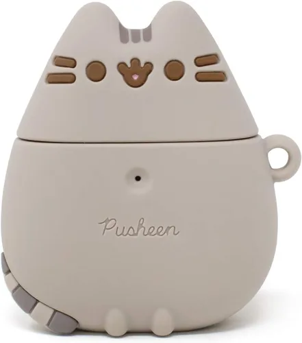 Miniatura 2 de iFace x Pusheen - Bonita funda protectora de silicona diseñada para AirPods 1/2, de pie + iFace x Pusheen Café Series Funda protectora de silicona