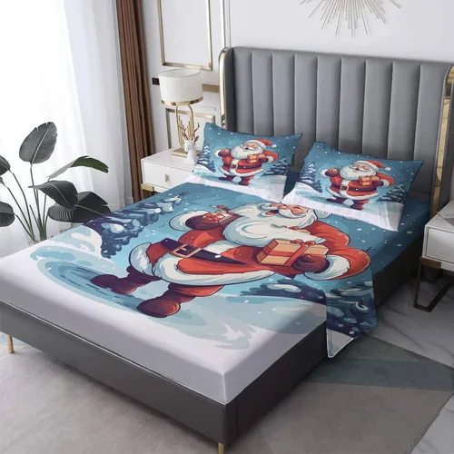 Miniatura 27 de Frog Sheets California King - Sábanas de cama de anfibios tropicales, microfibra suave con bolsillo profundo, sábanas y fundas de almohada, 1 sábana
