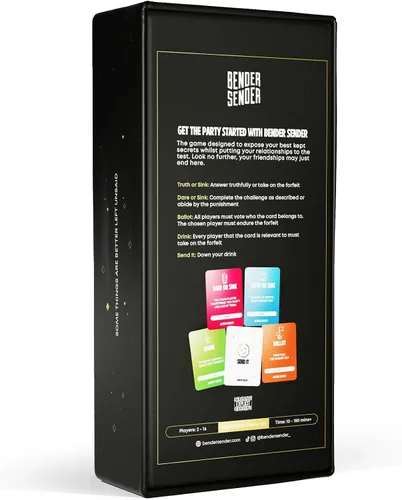 Miniatura 7 de Juego de fiesta para adultos Bender Sender – Juego de cartas para fiestas de adultos 21+ Más de 500 desafíos audaces y rompehielos Noche