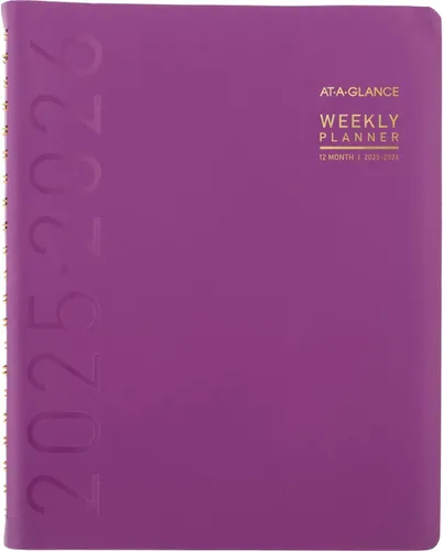 Miniatura 8 de AT-A-GLANCE - Agenda 2025-2026 académica, semanal y mensual, libro de citas de media hora, 8-1/4 x 11 pulgadas, grande, pestañas mensuales, cubierta