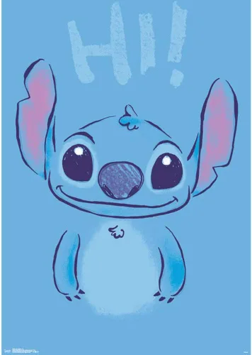 Miniatura 20 de Trends International Disney Lilo and Stitch - Póster de pared Hi Wall, 14.725 x 22.375 pulgadas, versión enmarcada de madera de granero