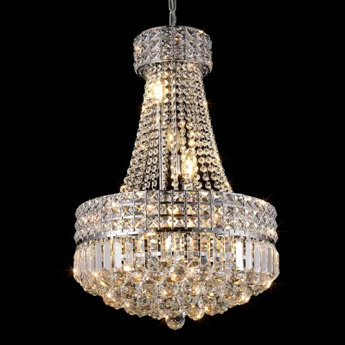 Miniatura 9 de Con lámparas de araña de cristal de With Light Forward para comedor, lámpara de araña de cristal moderna K9, lámpara de techo de lujo clásico