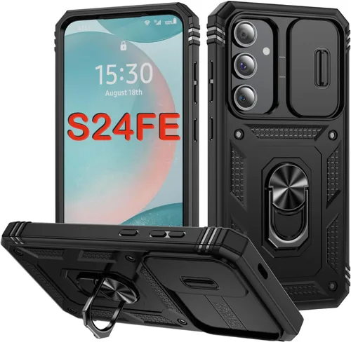Miniatura 54 de PASNEW Funda para Samsung Galaxy S22 Ultra 5G, cubierta de cámara deslizante y soporte de dedo de metal giratorio de 360°, militar, resistente, a