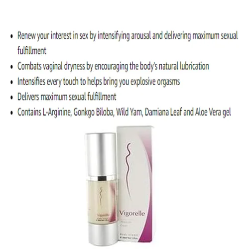 Miniatura 2 de Vigorelle Crema Reproductiva Femenina Mejora Permite que los Ingredientes Activos Estimulen Directamente las Superficies de los Tejidos Pack 2