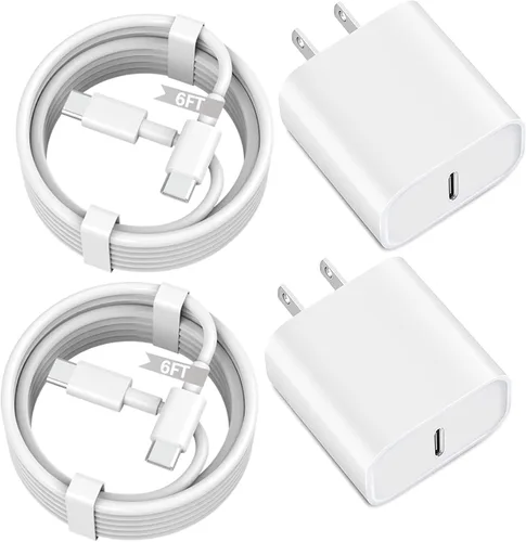 Miniatura 11 de Cargador rápido USB C para iPad, cargador rápido para iPad 2018-2026, bloque de pared con cable USB C a C de 3 pies para iPad Pro M5/M4/13/12.9/11