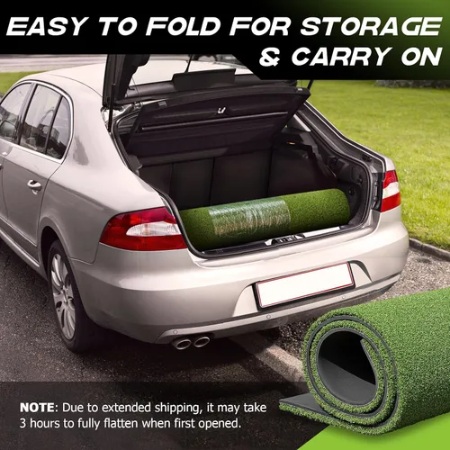 Miniatura 3 de Bltend Golf Mat: 5x4ft & 5x5ft Heavy-Duty Golf Hitting Mats Practice Outdoor/Indoor, Elite Dense Artificial Turf Matt Training Aid for