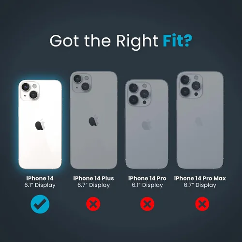 Miniatura 2 de Speck Funda transparente para iPhone 14 y iPhone 13 - Protección contra caídas, resistente a arañazos y anti-amarillamiento, funda de doble capa