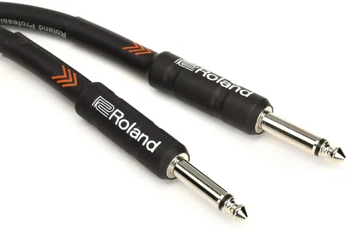 Miniatura 6 de Roland Black Series - Cable de instrumento recto/recto, conector de 1/4 de pulgada, 25 pies