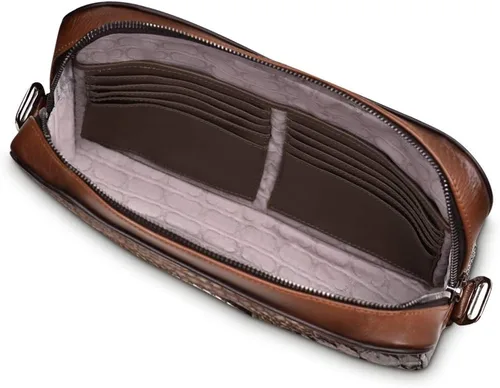 Miniatura 4 de Cuadra - Bolsa para documentos para hombre en piel auténtica Python