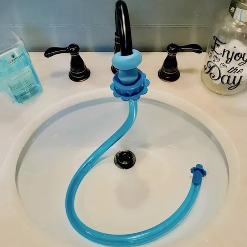 Miniatura 4 de Rinseroo Conectores de manguera de ducha de repuesto (paquete de 3) para manguera de agua de mano sin cordones, adaptador de grifo para ducha