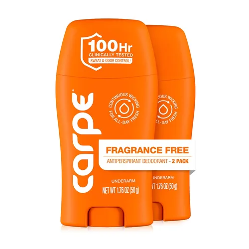 Miniatura 24 de Carpe Desodorante antitranspirante para axilas, antitranspirante extra fuerte para hombres con control de sudor de 100 horas, desodorante