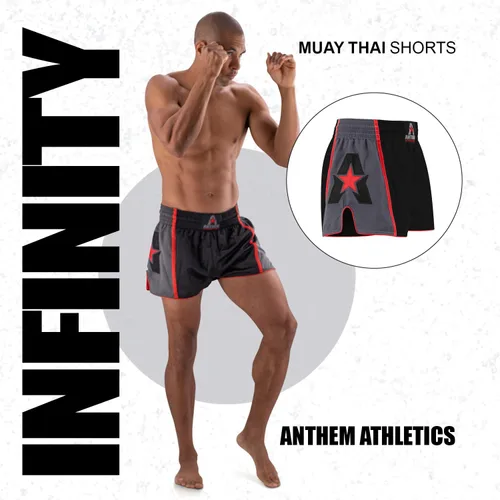 Miniatura 2 de Anthem Athletics Pantalones cortos de Muay Thai para hombre, pantalones cortos de Muay Thai para mujer - Kickboxing Short Boxing Trunks 5050 Classic