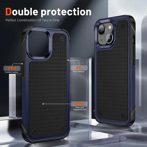 Miniatura 208 de Jeylly Funda para iPhone SE/Funda para iPhone 5S, Exterior de Plástico Duro que Absorbe Golpes + Interior de Silicona de Goma Defensor contra