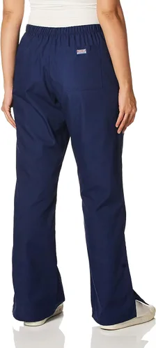 Miniatura 3 de Cherokee Workwear 4101 - Pantalones de uniforme quirúrgico para mujer, tiro natural, pierna acampanada, cordón ajustable