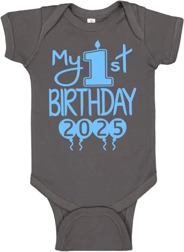 Miniatura 37 de Reaxion Traje de cuerpo entero hecho a mano para bebé niño y niña, mi primer cumpleaños 2024