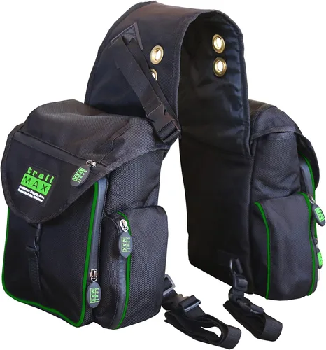 Miniatura 2 de TrailMax Serie 500 Bolsas de sillín aisladas y acolchadas para montar en senderos; bolsas acolchadas y aisladas para caballos; bolsas acolchadas