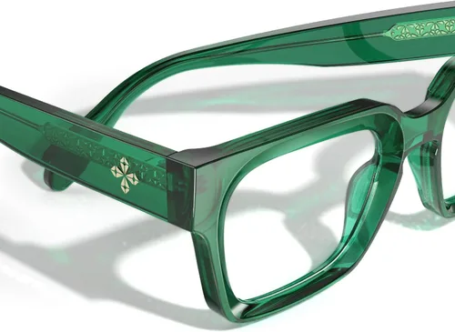 Miniatura 4 de VISOONE Gafas de bloqueo de luz azul con marco cuadrado grande y grueso para mujeres y hombres, de gran