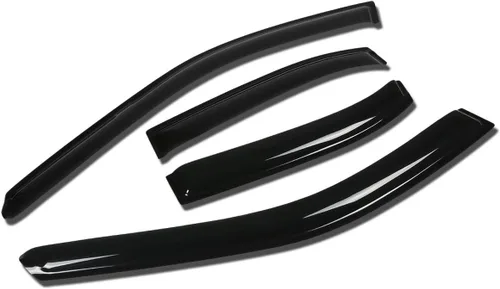 Miniatura 38 de Auto Dynasty Protectores de lluvia con cinta adhesiva compatible con Juke F15 2011-2016 4 piezas deflector de visera de ventana 12 13 14 15