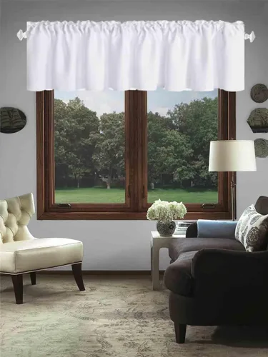Miniatura 13 de Cortinas de cocina negras Ladity - 2 paneles de cortinas cortas opacas, 36 pulgadas, privacidad, niveles de café, cortinas de granja para ventana