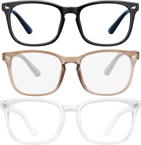 hunsquer Gafas de luz azul para mujer/hombre, gafas de luz azul para computadora negro (806803blacktoucha)
