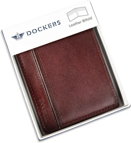 Miniatura 27 de Dockers Mens piel Capacidad extra Slimfold Bifold Wallet