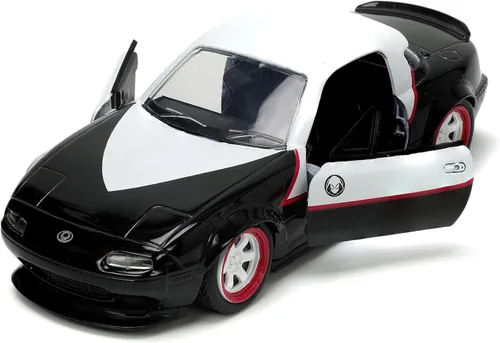 Miniatura 6 de Jada Marvel Avengers 1:32 1990 Mazda Miata - Auto fundido a presión y araña fantasma de 1.65 pulgadas, juguetes para niños y adultos