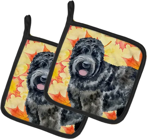 Miniatura 45 de Caroline's Treasures BB9655PTHD - Juego de soportes para ollas de cocina resistentes al calor, almohadillas calientes para horno, 7 1/2 x 7 1/2