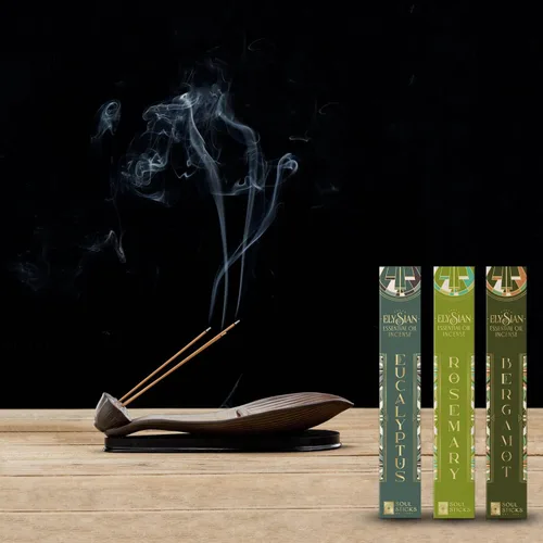 Miniatura 3 de Soul Sticks Elysian - Juego variado de 3 unidades, 10 varillas por paquete, aceites esenciales naturales, juegos de incienso con fragancia