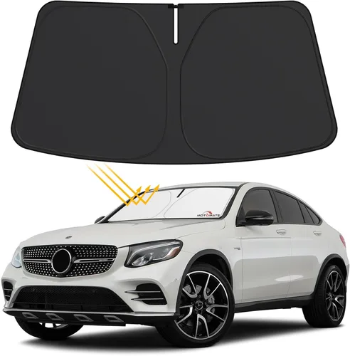 Miniatura 9 de Parasol para parabrisas de automóvil – Motomate personalizado para Dodge Ram 2500 3500 2010-2023 [4 capas de nanorrecubrimiento] visera plegable