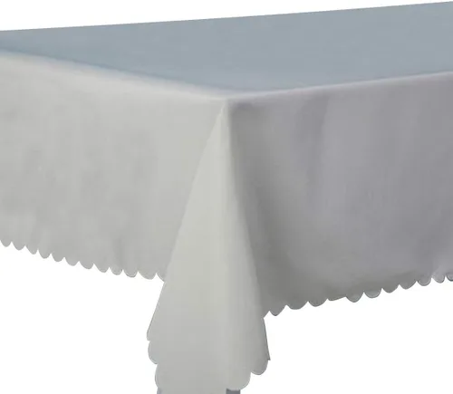 Miniatura 3 de Queenbox - Mantel rectangular rectangular de poliéster para bodas, fiestas, hoteles, restaurantes