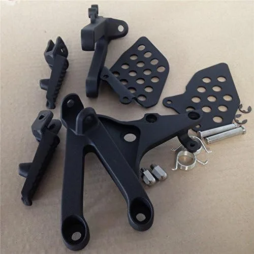 Miniatura 2 de HONGK - Soporte de clavijas de pie delantero negro compatible con Cbr600Rr Rr 2007 2008-2011 [B01C0SU70M]