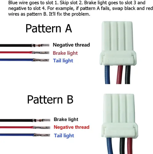 Miniatura 3 de NTHREEAUTO Luces traseras LED rojas para motocicleta, luces traseras de freno y funcionamiento compatibles con Harley Touring Dyna Road King Electra