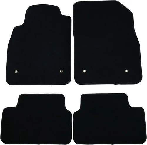 Tapetes de suelo compatibles con Chevrolet Cruze 2008-2015, Cruze Limited 2016, alfombras interiores de protección de nylon negro por IKON