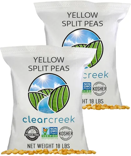 Miniatura 9 de CLEAR CREEK Guisantes amarillos partidos certificados sin residuos de glifosato 1 libra Sin OMG Kosher Vegano