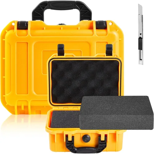Miniatura 22 de Relaxweex 1 Pieza Estuche Rígido Impermeable de 14.3 x 11.4 x 4.5 Pulgadas con Inserto de Espuma Personalizable DIY Estuche Protector Portátil