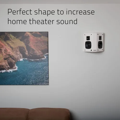 Miniatura 2 de Fluance Elite - Altavoces envolventes bipolares de alta definición de 2 vías para sonido envolvente de amplia dispersión en sistemas de cine