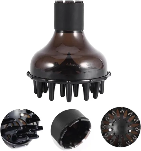 Miniatura 2 de Difusor universal para secadora, boquilla ajustable y control de volumen de aire, para estilo ondulado rizado, difusor profesional