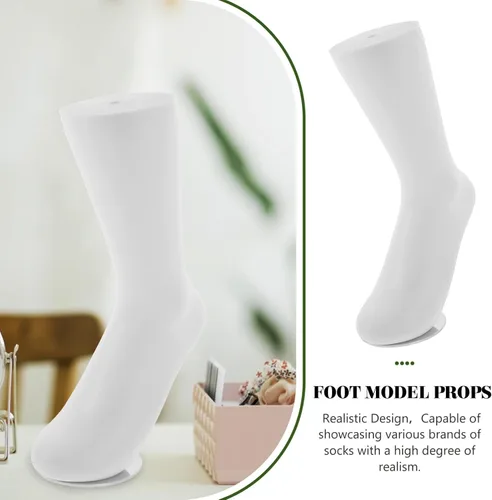 Miniatura 5 de Zerodeko Muestra de pie de maniquí Pulsera de tobillo Modelo de calcetín Modelo de pie femenino para calcetines minoristas Soporte de exhibición