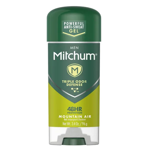 Mitchum - Gel antitranspirante y desodorante transparente, Mountain Air, 3.4 onzas (6 paquetes)