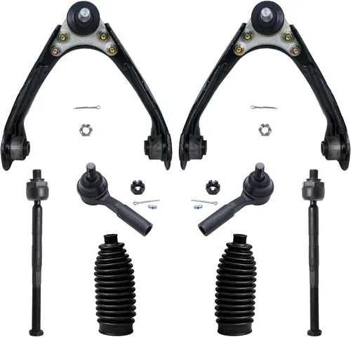 Miniatura 236 de Detroit Axle - Kit de brazos de control de extremo delantero de 8 piezas para Dodge Dakota 00-04, Durango 00-03, 4 brazos de control superior e