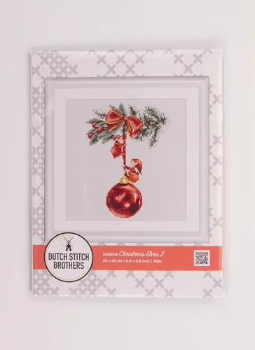 Miniatura 5 de DUTCH STITCH BROTHERS - Kit de punto de cruz contado - DSB018A - Elfos de Navidad 2- Aida - 9,8 x 9,8 pulgadas - Bricolaje para adultos