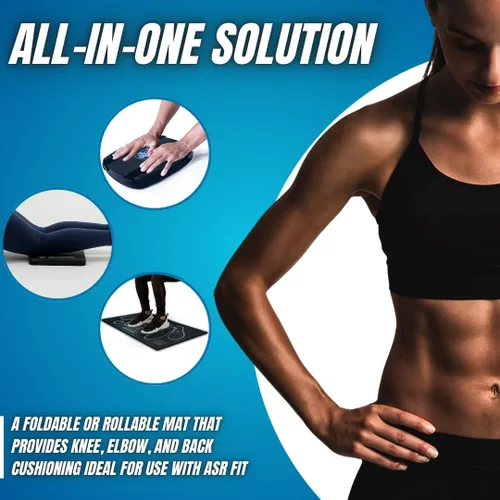Miniatura 5 de FIT Ab Squat Roller Dual Mat Bundle (FIT ASR con una alfombrilla para sentadillas y una súper almohadilla)