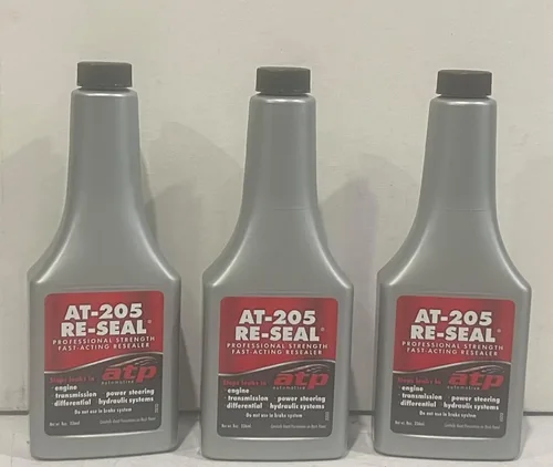 ATP-205 - Tapón de fugas de sello de 8 onzas, paquete de 3 unidades, para reparación de fugas, para motores, transmisión, dirección asistida,