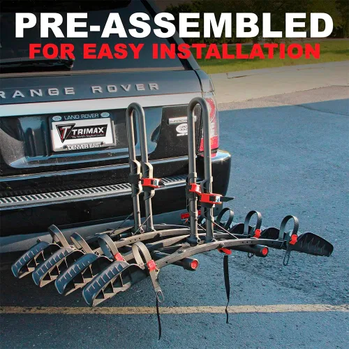 Miniatura 3 de TRIMAX /Road-Max 'Blade-Runner2' Portabicicletas para 2 bicicletas, montaje de enganche, estilo bandeja