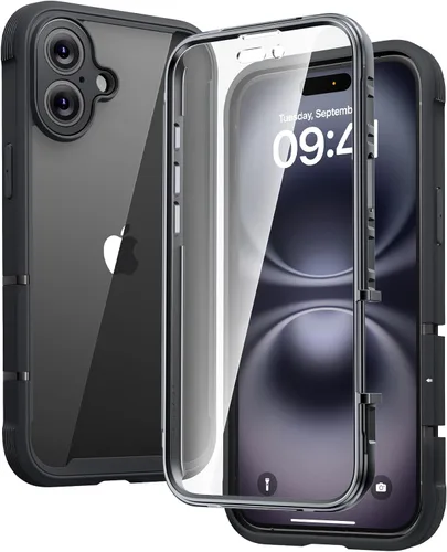 Miniatura 193 de Diaclara - Funda compatible con iPhone 11, carcasa resistente de cuerpo completo con protector de pantalla integrado sensible al tacto y Transparente