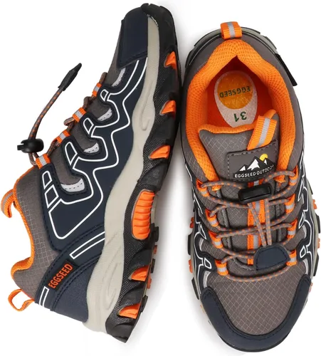 Miniatura 7 de UOVO Tenis para niños y niñas, para senderismo, correr, caminar al aire libre, tenis impermeables antideslizantes
