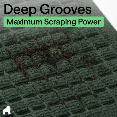 Miniatura 5 de GORILLA GRIP® HydroABSORB - Tapete ultra absorbente para puerta de entrada exterior, 47 x 35 pulgadas, atrapa la suciedad y la humedad, tapete